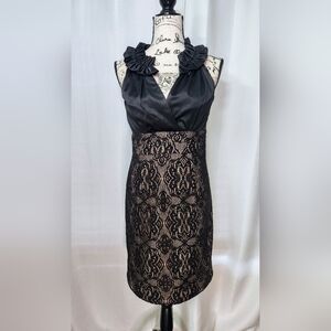 Donna Ricco New York Black Lace Dress